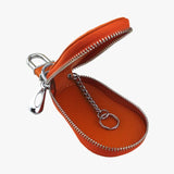 PU Leather Car Key Case Wallet Holder Zipper Bag