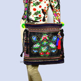 Vintage Ethnic Shoulder Hobo Hippie Floral Purse Bag