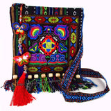 Vintage Hmong Tribal Ethnic Boho Shoulder Bag Embroidery Tapestry 005