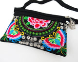Vintage Hmong Tribal Ethnic Embroidery Waist Bags Women Waist Pack Bags
