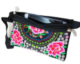 Vintage Hmong Ethnic Waist Bag Embroidery Waist Pack Bags