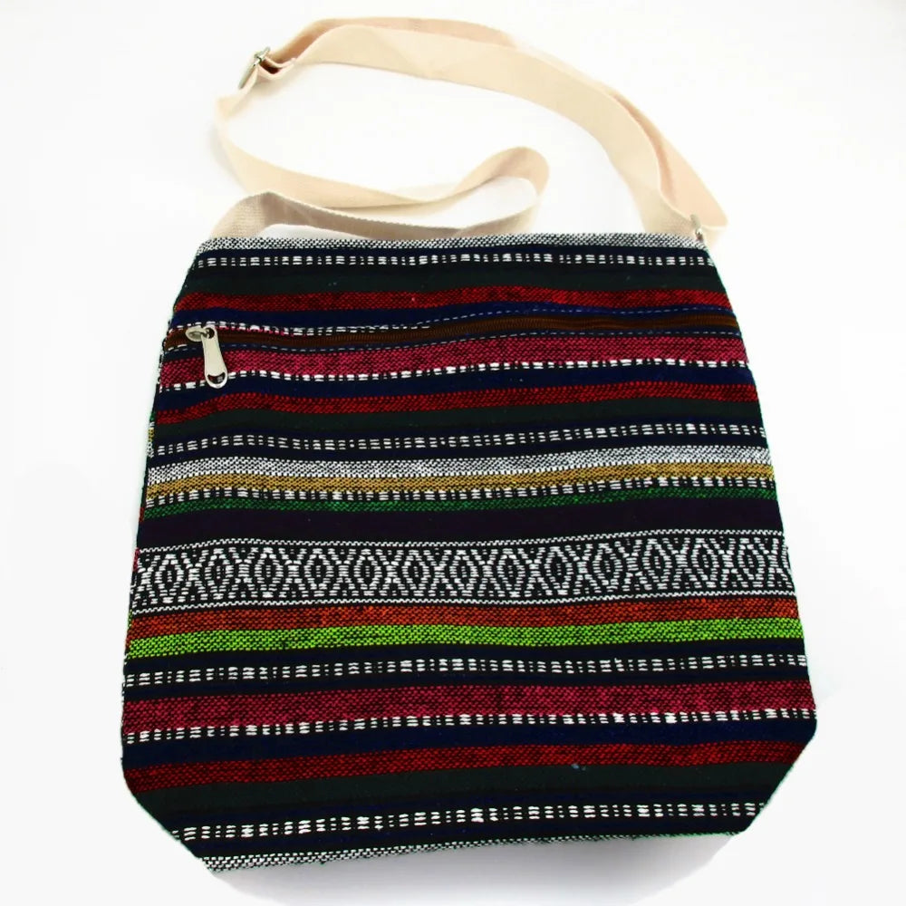 Vintage Hmong Tribal Ethnic Boho Shoulder Bag Embroidery Tapestry SYS-561