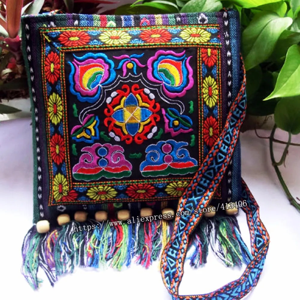 Vintage Hmong Tribal Ethnic Shoulder Bag SYS-005