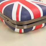 England Flag Women Clutch Vintage Messenger Bag Shoulder Bag PU Leather Handbags
