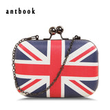 England Flag Women Clutch Vintage Messenger Bag Shoulder Bag PU Leather Handbags
