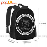 Freight Dogs Mockup Graphics Backpack Large Capacity Travel Beach Bag