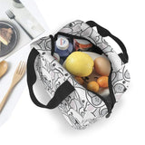 French Bulldog Puppy Face Dog Head Pattern Cooler Bag Zipper Thermal Lunch Box