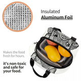 French Bulldog Puppy Insulated Lunch Bag - Reusable Thermal Cooler