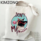 French Bulldog Cotton Tote Shopping Bag