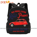 French Car Dyane Backpack Large Capacity Shoe Bag 3d Printing Multi-function