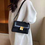 French Women Winter Shoulder Handbag Nubuck Leather Messenger