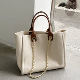 French Designe Tote Bag Canvas Handbags For Women Large Shoulder Bags