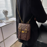 French Hit Rhombus Chain Small Square Bag All-match Messenger Bags