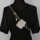 French Rhinestone Waist Bag Crystal Fanny Pack Women