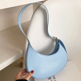 French Style Leather Shoulder Bag Small Handbag Vintage Tote Purse