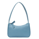 French Underarm Bag PU Solid Ladies Handbag Shoulder Underarm Bag Ins Mobile Pho