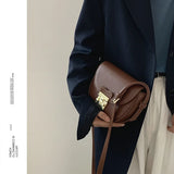 French Small Bag Female Saddle Messenger Bag