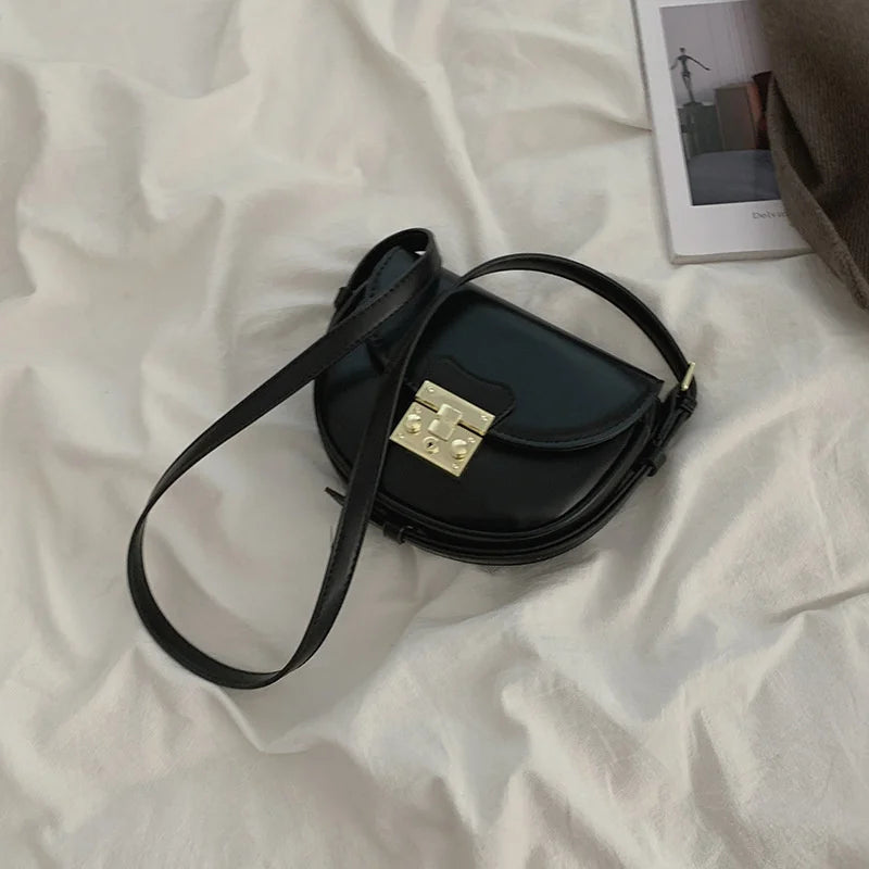 French Small Bag Female Saddle Messenger Bag
