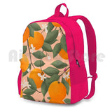 Vintage Retro Boho Oranges Tropical Citrus Outdoor Hiking Backpack