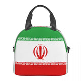 Iran Flag Cooler Bag Portable Thermal Lunch Box Tote Food Bag