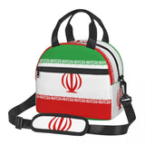 Iran Flag Cooler Bag Portable Thermal Lunch Box Tote Food Bag