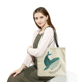 Whale Sea Series Tote Bag for Women Large Capacity Handbag