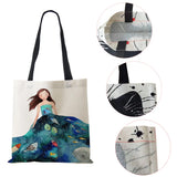 Whale Sea Series Shoulder Bag Women Handbags Large Capacity Totes