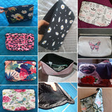 Sea Series Women Bag Large Capacity Cosmetic Bags Organizer