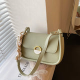 Summer Women Shoulder Messenger Bag Small Square Ribbon Bag
