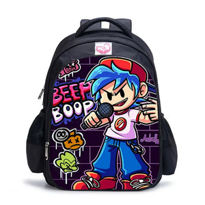 Friday Night Funkin Backpack Anime Children School Bags Orthopedic Backpack