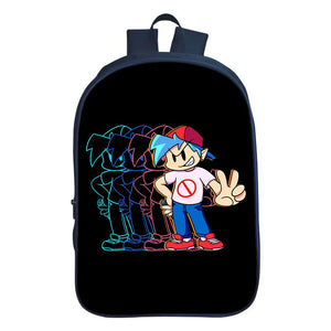 Friday Night Funkin Backpack Boy Girl School Bags Music Rhythm Game