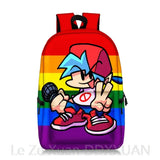 FNF Backpack Music Rhythm Game Print School Bag