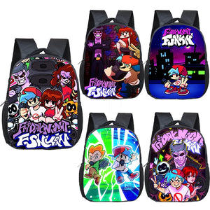 FNF Backpack Kids Boys Girls Video Game School Bag Small Rucksack