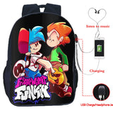 Teenager USB School Backpack for Boys Girls