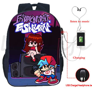 Teenager USB School Backpack for Boys Girls