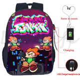 Teenager USB School Backpack for Boys Girls