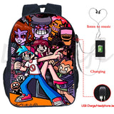 Teenager USB School Backpack for Boys Girls