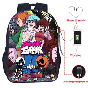 Teenager USB School Backpack for Boys Girls