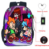 Teenager USB School Backpack for Boys Girls