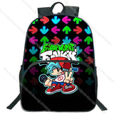 FNF Backpack for Kids Cartoon Anime School Bags Boys Girls Teens