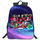 FNF Backpack for Kids Cartoon Anime School Bags Boys Girls Teens