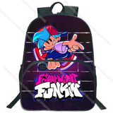 FNF Backpack for Kids Cartoon Anime School Bags Boys Girls Teens