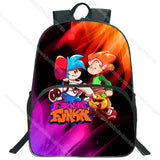 FNF Backpack for Kids Cartoon Anime School Bags Boys Girls Teens