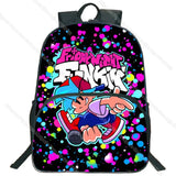 FNF Backpack for Kids Cartoon Anime School Bags Boys Girls Teens