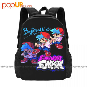 Friday Night Funkin Boyfriend Backpack Softback Shopping Bag