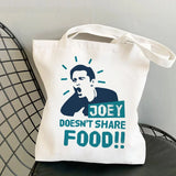 TV 2 Shopping Bag Handbag Jute Cotton Reusable Shopper Foldable Cloth Sac Toile