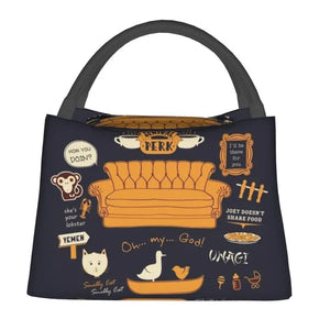 Insulated Lunch Bag for Women Leakproof TV Show Thermal Cooler Lunch Tote