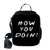 TV Show Portable Lunch Bag Thermal Insulated Student School Food Storage
