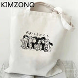 TV Show Recycle Bag Shopper Jute String Bolsa Sacolas
