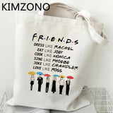 TV Show Recycle Bag Shopper Jute String Bolsa Sacolas